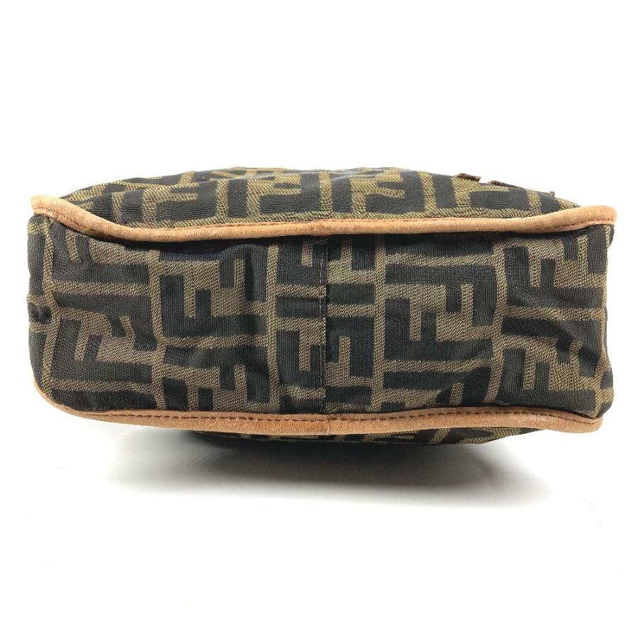 FENDI フェンディ ズッカ ロゴ カバン 斜め掛け ポシェット ショルダーバッグ ブラウン ユニセックス【中古】 | FENDI | 04