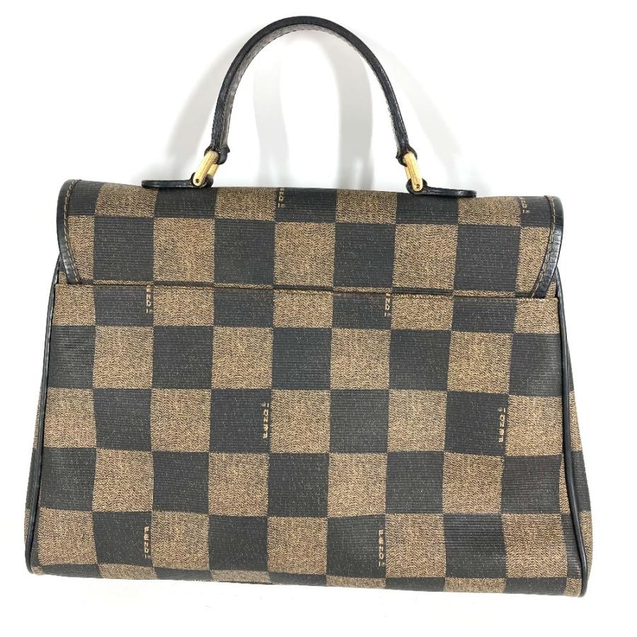 FENDI フェンディ ペカン ロゴ カバン トートバッグ ヴィンテージ ハンドバッグ ブラウン ユニセックス【中古】 | FENDI | 01