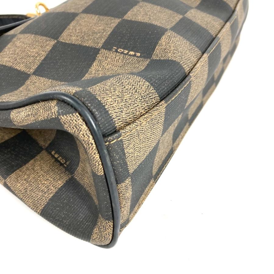 FENDI フェンディ ペカン ロゴ カバン トートバッグ ヴィンテージ ハンドバッグ ブラウン ユニセックス【中古】 | FENDI | 03
