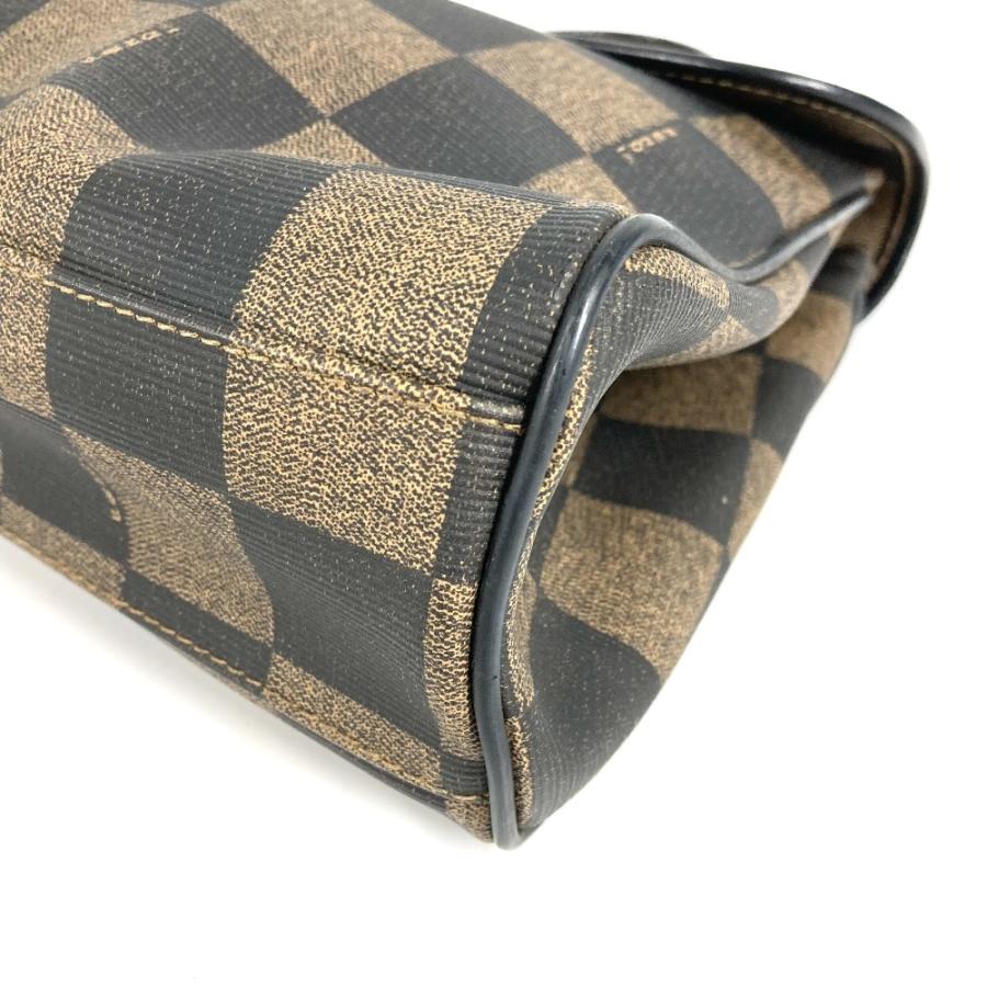 FENDI フェンディ ペカン ロゴ カバン トートバッグ ヴィンテージ ハンドバッグ ブラウン ユニセックス【中古】 | FENDI | 05