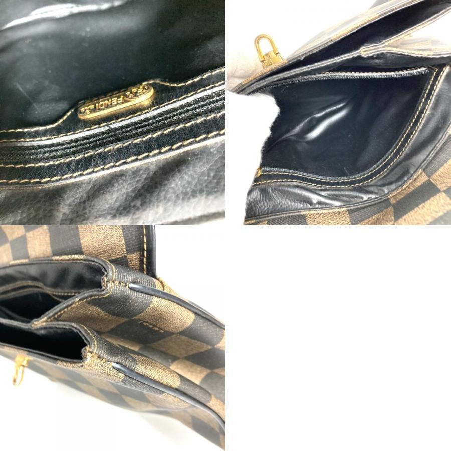 FENDI フェンディ ペカン ロゴ カバン トートバッグ ヴィンテージ ハンドバッグ ブラウン ユニセックス【中古】 | FENDI | 09