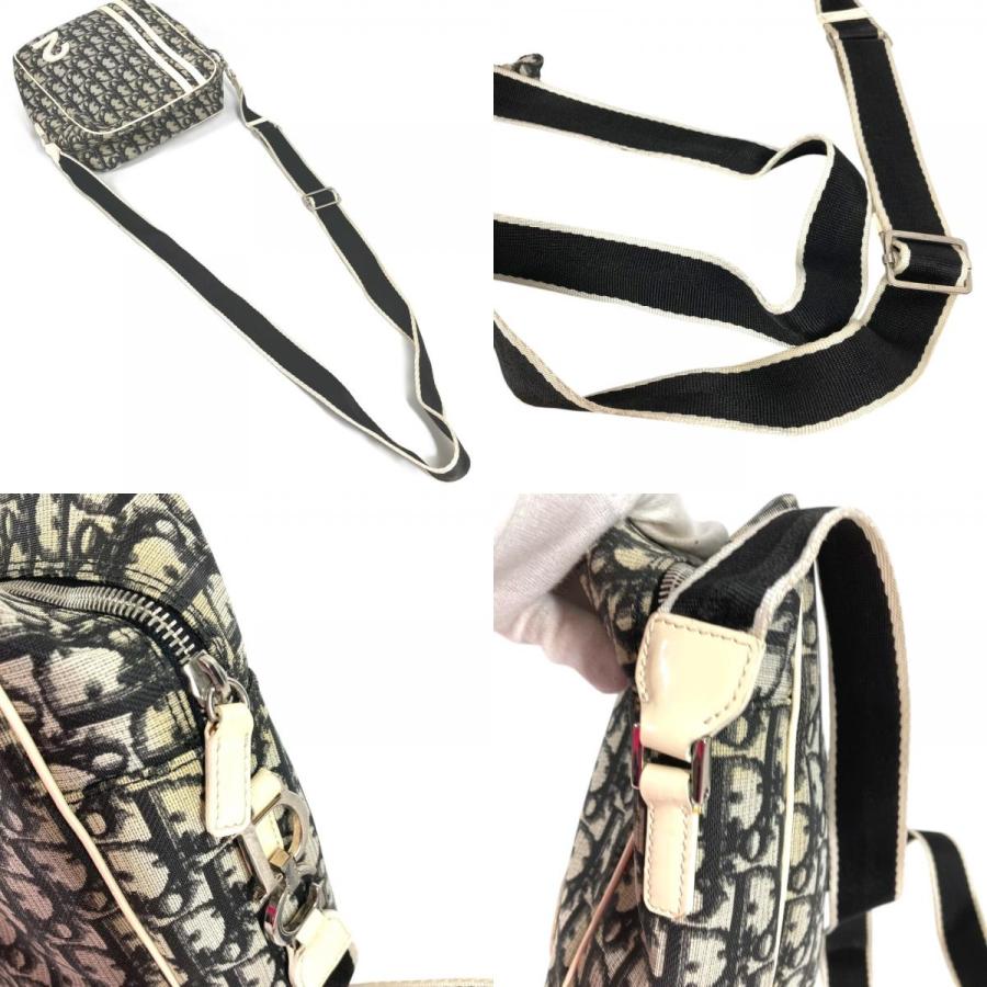 Dior ディオール トロッター ロゴ NO2 カバン 斜め掛け ポシェット ショルダーバッグ ブラック ユニセックス【中古】 |  | 08