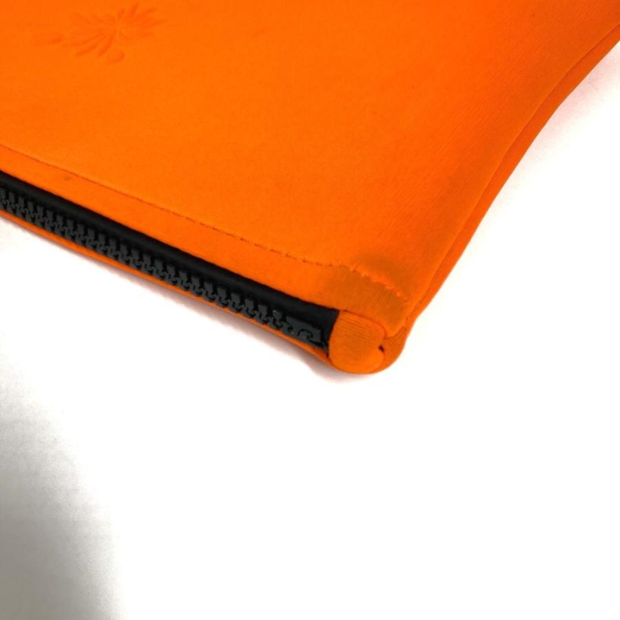 HERMES エルメス ネオバンＭM  クラッチバッグ カバン メイクポーチ マルチポーチ レオパード 豹 ヒョウ ポーチ オレンジ 【中古】 | HERMES | 07