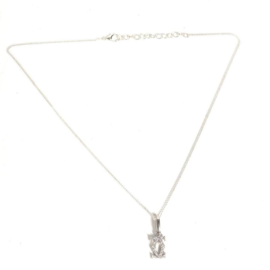美品 CARTIER カルティエ 2C チャーム 750 ダイヤモンド アクセサリー ジュエリー ネックレス ダイヤ K18 金 18K ペンダントトップ【中古】 | Cartier | 03