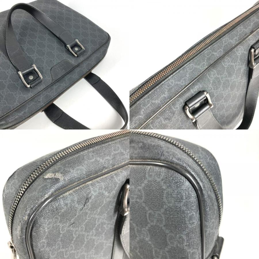 GUCCI グッチ 368557 GGスプリーム ロゴ カバン ブリーフケース ハンドバッグ 書類バッグ ビジネスバッグ ブラック ユニセックス【中古】 | GUCCI | 08