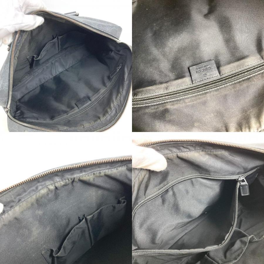 GUCCI グッチ 368557 GGスプリーム ロゴ カバン ブリーフケース ハンドバッグ 書類バッグ ビジネスバッグ ブラック ユニセックス【中古】 | GUCCI | 09