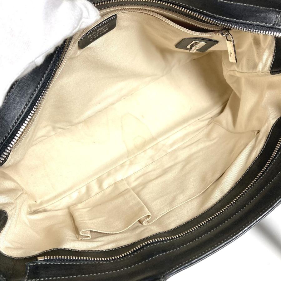 Salvatore Ferragamo サルヴァトーレフェラガモ ロゴ カバン トートバッグ 肩掛け ショルダーバッグ ブラック ユニセックス【中古】 |  | 07