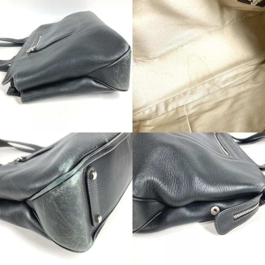 Salvatore Ferragamo サルヴァトーレフェラガモ ロゴ カバン トートバッグ 肩掛け ショルダーバッグ ブラック ユニセックス【中古】 |  | 08