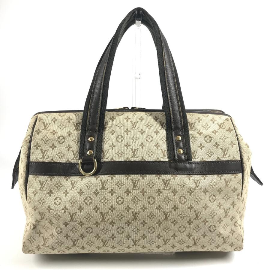 LOUIS VUITTON ルイヴィトン M92310 ジョセフィーヌGM ミニボストンバッグ ショルダーバッグ 肩掛け モノグラムミニ カーキ 【中古】 | LOUIS VUITTON | 01