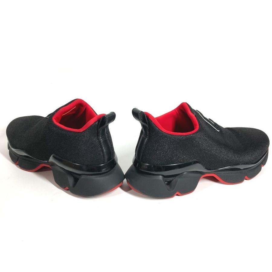 Christian Louboutin クリスチャンルブタン ロゴ CL スリッポン シューズ 靴 スニーカー ブラック メンズ【中古】 | Christian Louboutin | 06