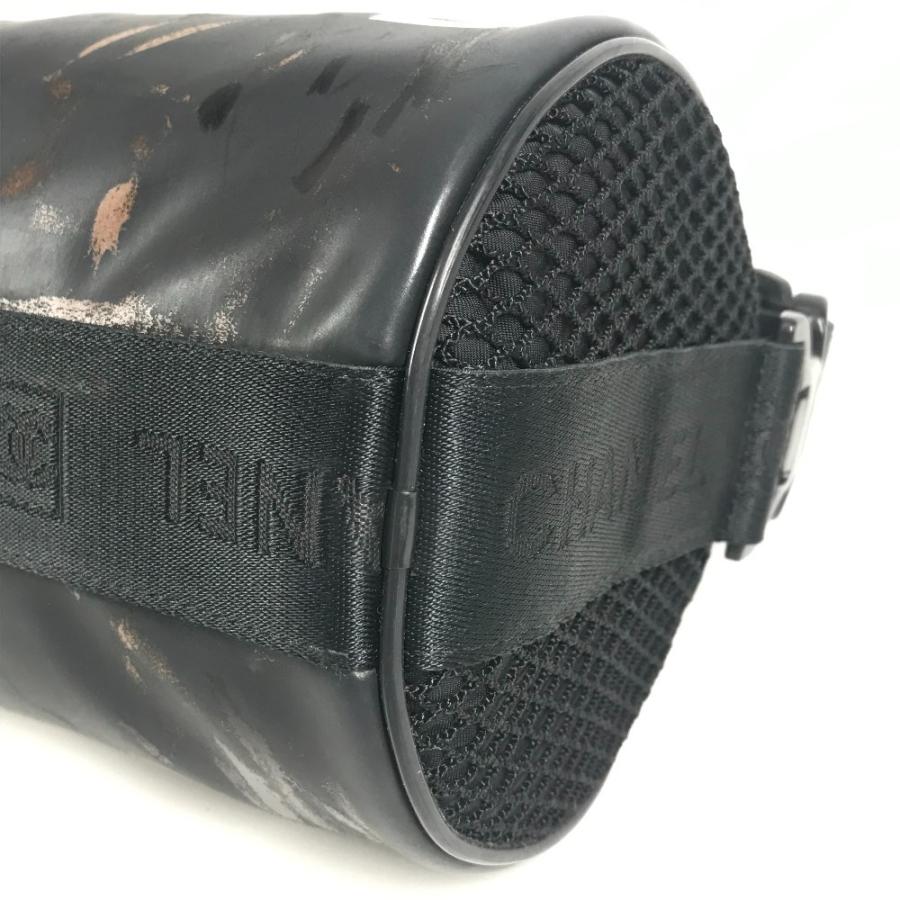 CHANEL シャネル CC ココマーク ロゴ 筒形 ショルダーバッグ ワンショルダー  スポーツ ショルダーバッグ ブラック ユニセックス【中古】 | CHANEL | 06