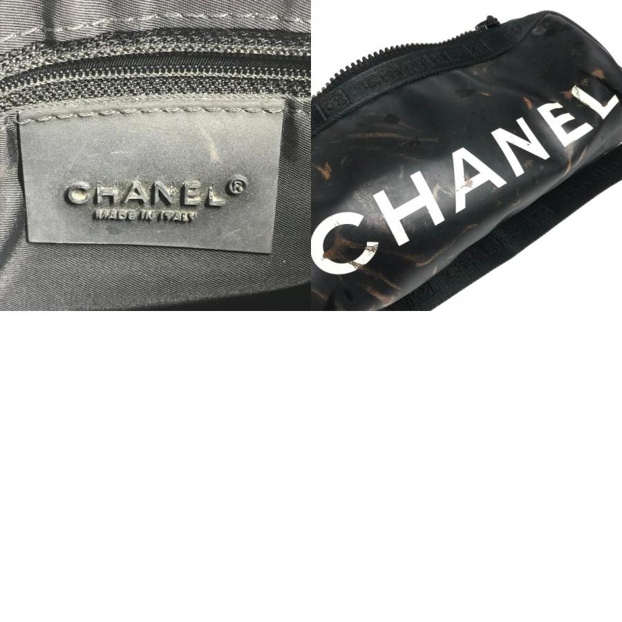 CHANEL シャネル CC ココマーク ロゴ 筒形 ショルダーバッグ ワンショルダー  スポーツ ショルダーバッグ ブラック ユニセックス【中古】 | CHANEL | 09