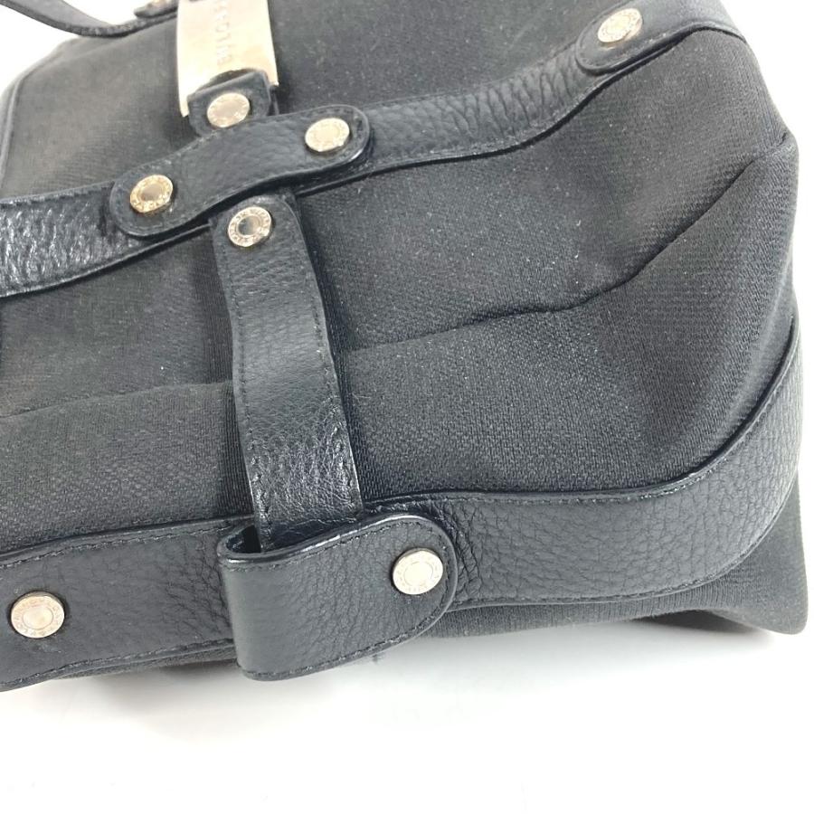 BVLGARI ブルガリ ロゴ トートバッグ カバン ハンドバッグ ブラック ユニセックス【中古】 | BVLGARI | 02