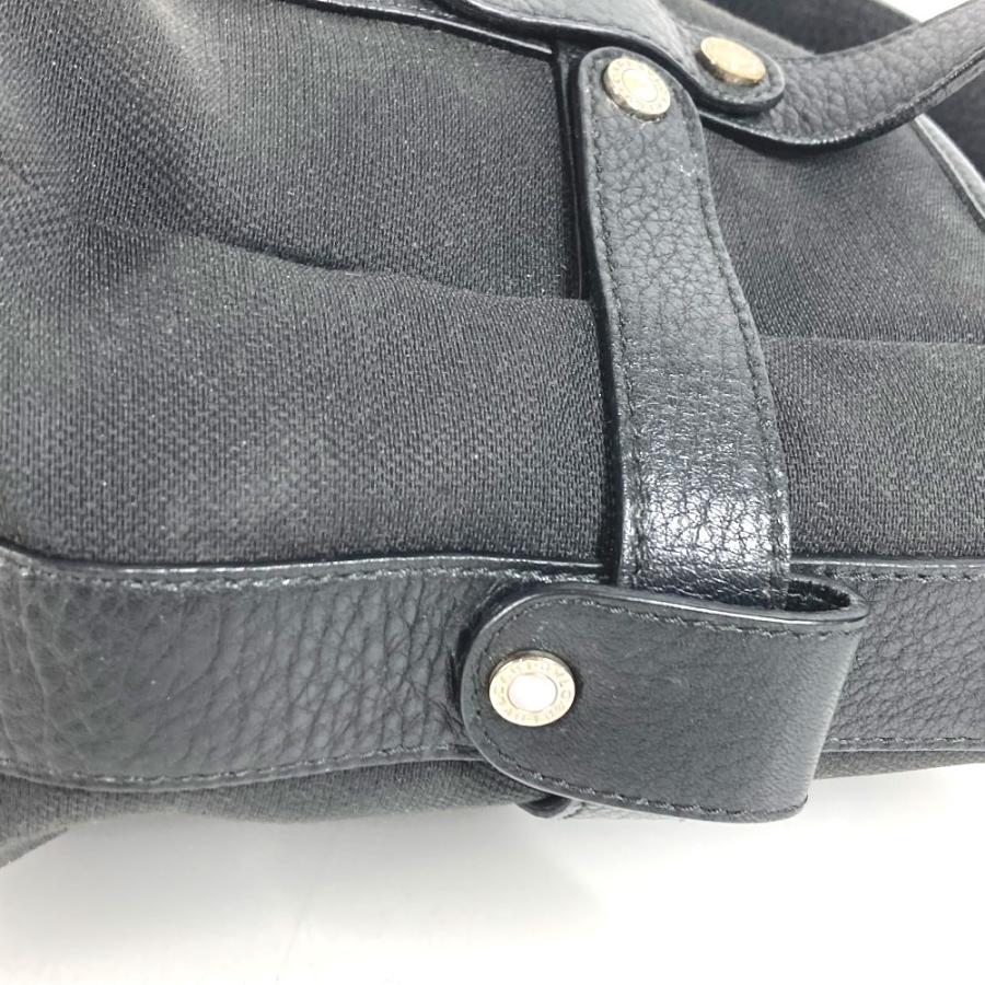 BVLGARI ブルガリ ロゴ トートバッグ カバン ハンドバッグ ブラック ユニセックス【中古】 | BVLGARI | 06
