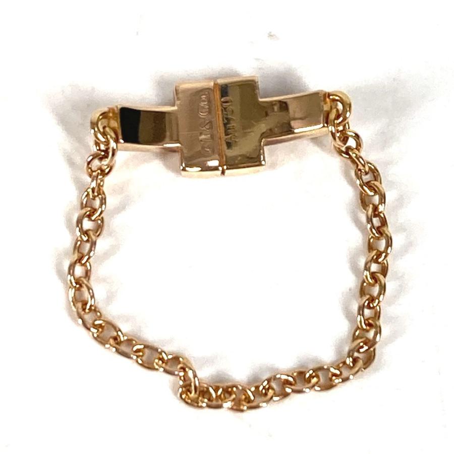 TIFFANY&Co. ティファニー T TWO チェーン トゥチェーン アクセサリー  ジュエリー 金 K18 18K リング・指輪 ゴールド レディース【中古】 | TIFFANY&Co. | 05