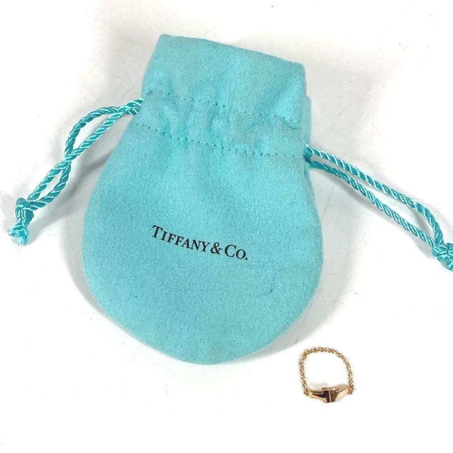 TIFFANY&Co. ティファニー T TWO チェーン トゥチェーン アクセサリー  ジュエリー 金 K18 18K リング・指輪 ゴールド レディース【中古】 | TIFFANY&Co. | 06