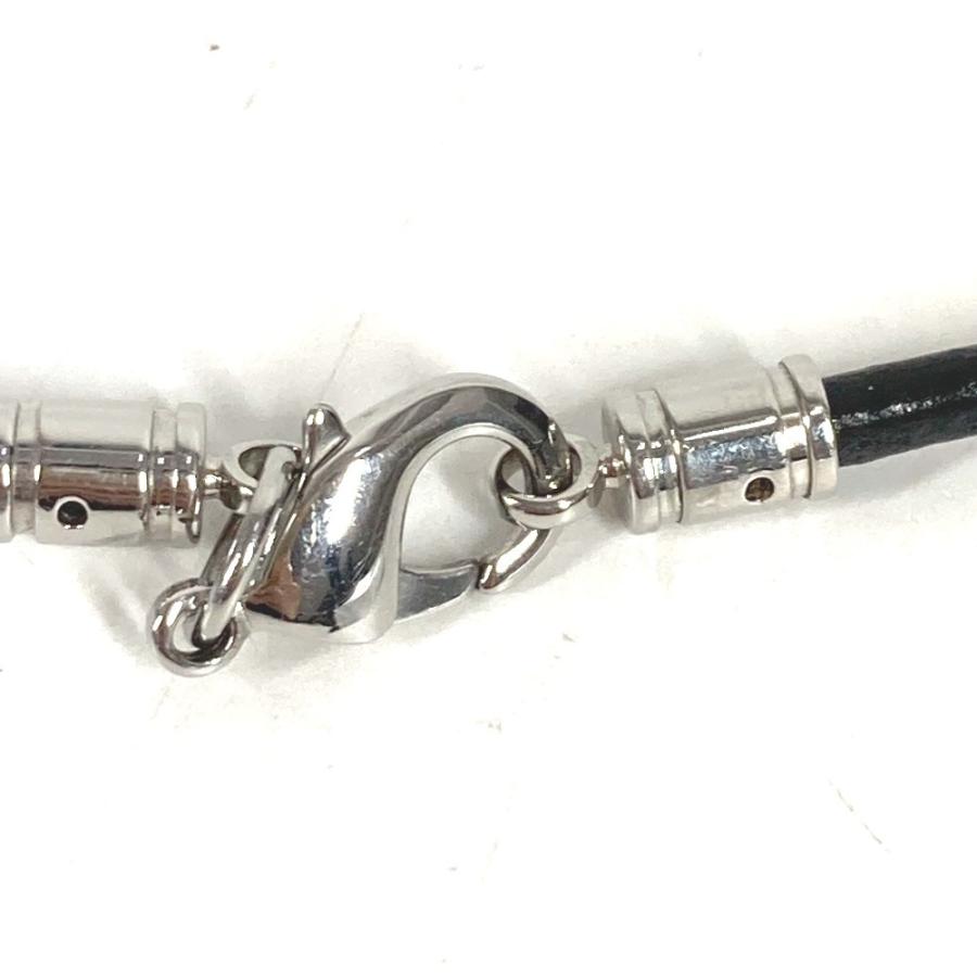 BVLGARI ブルガリ アレグラオプティカル ネックレス アクセサリー チョーカー 革紐 ジュエリー ネックレス ブラック ユニセックス【中古】 | BVLGARI | 04