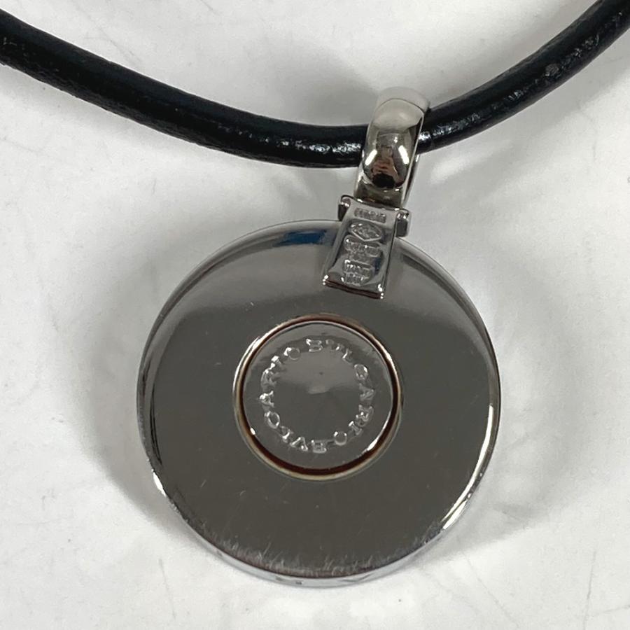 BVLGARI ブルガリ アレグラオプティカル ネックレス アクセサリー チョーカー 革紐 ジュエリー ネックレス ブラック ユニセックス【中古】 | BVLGARI | 07