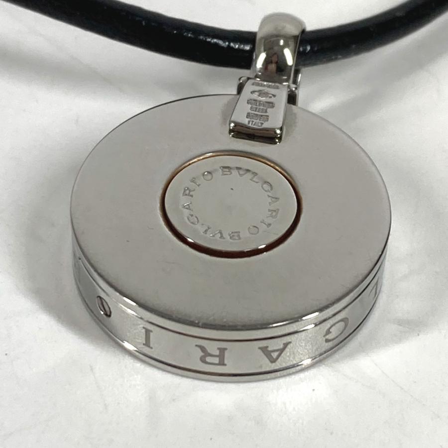 BVLGARI ブルガリ アレグラオプティカル ネックレス アクセサリー チョーカー 革紐 ジュエリー ネックレス ブラック ユニセックス【中古】 | BVLGARI | 08