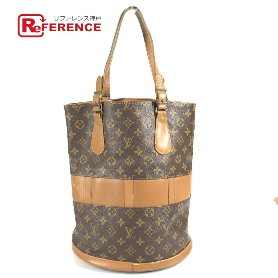 LOUIS VUITTON ルイヴィトン T42236 バケットGM  USA アメリカ 限定 トートバッグ カバン モノグラム  ハンドバッグ ブラウン【中古】 | LOUIS VUITTON