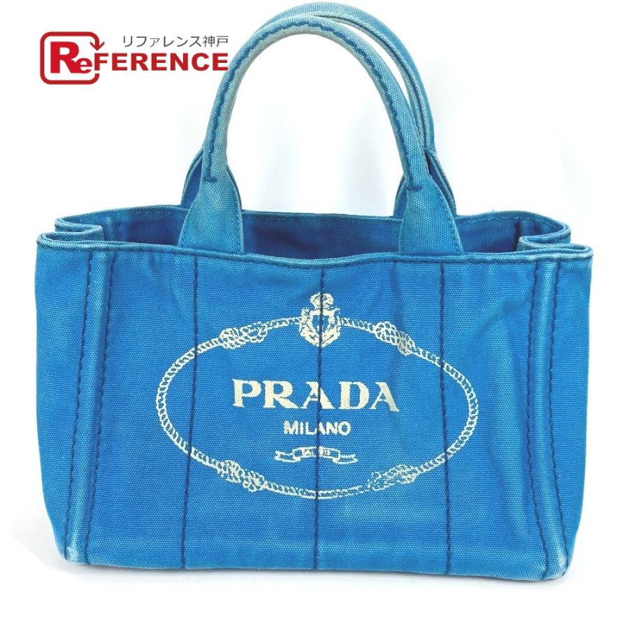 PRADA（プラダ） カナパ ロゴ MINI ミニ トートバッグ カバン 