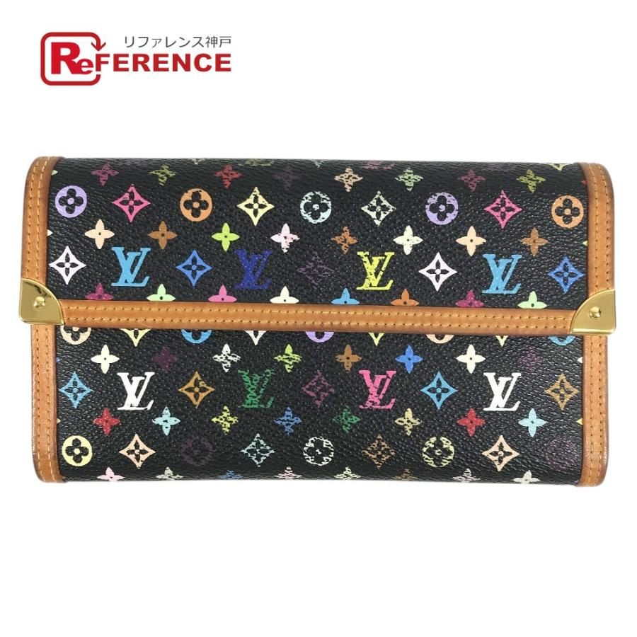 LOUIS VUITTON ルイヴィトン Ｍ92658 ポルトトレゾール インターナショナル 三つ折り 財布 ウォレット 長財布 ノワール ブラック 【中古】 | LOUIS VUITTON