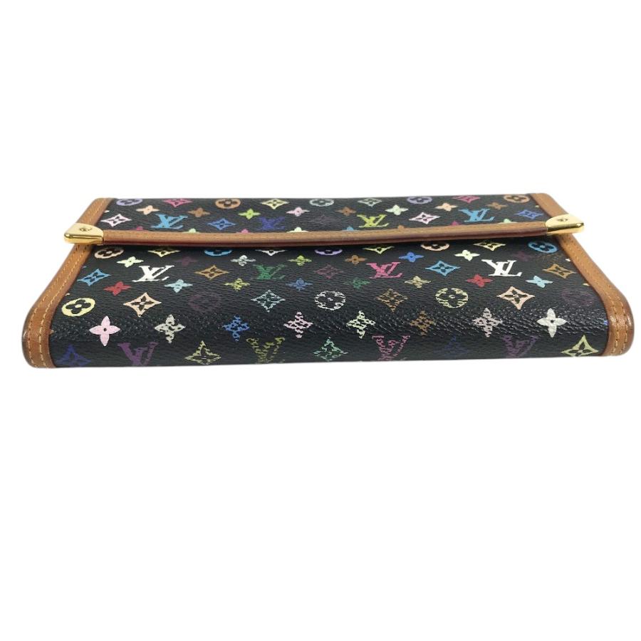LOUIS VUITTON ルイヴィトン Ｍ92658 ポルトトレゾール インターナショナル 三つ折り 財布 ウォレット 長財布 ノワール ブラック 【中古】 | LOUIS VUITTON | 01
