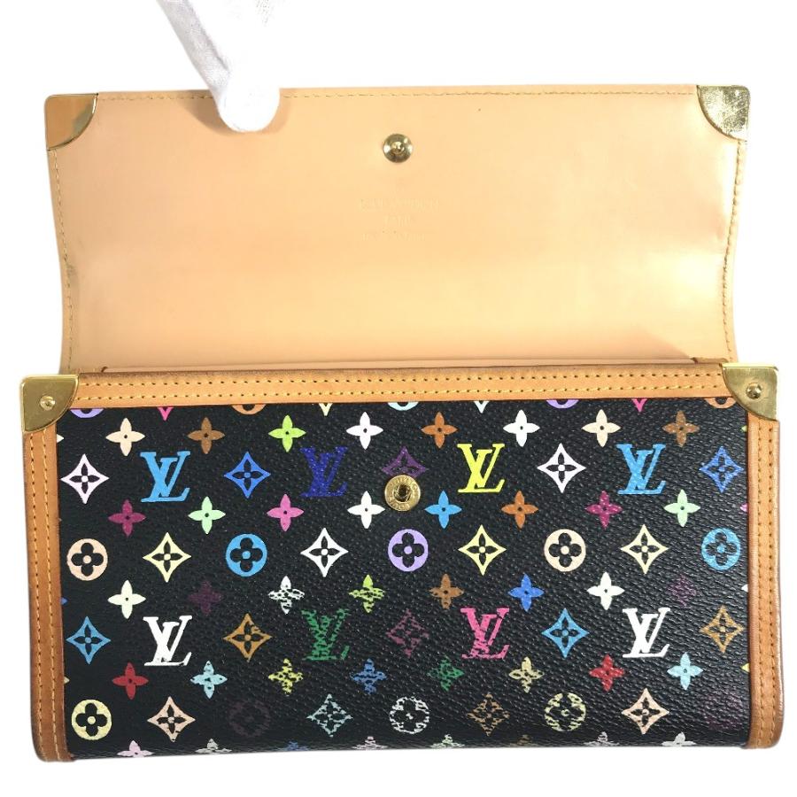 LOUIS VUITTON ルイヴィトン Ｍ92658 ポルトトレゾール インターナショナル 三つ折り 財布 ウォレット 長財布 ノワール ブラック 【中古】 | LOUIS VUITTON | 05