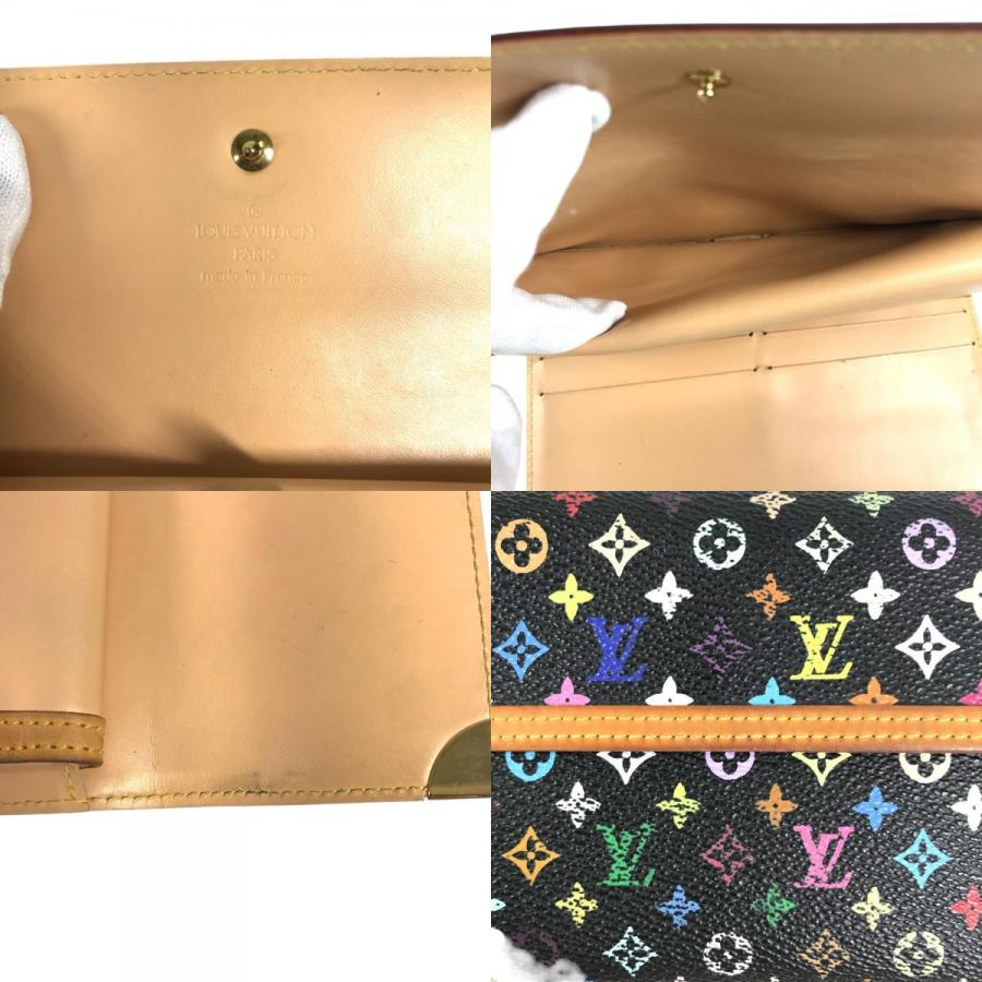 LOUIS VUITTON ルイヴィトン Ｍ92658 ポルトトレゾール インターナショナル 三つ折り 財布 ウォレット 長財布 ノワール ブラック 【中古】 | LOUIS VUITTON | 08