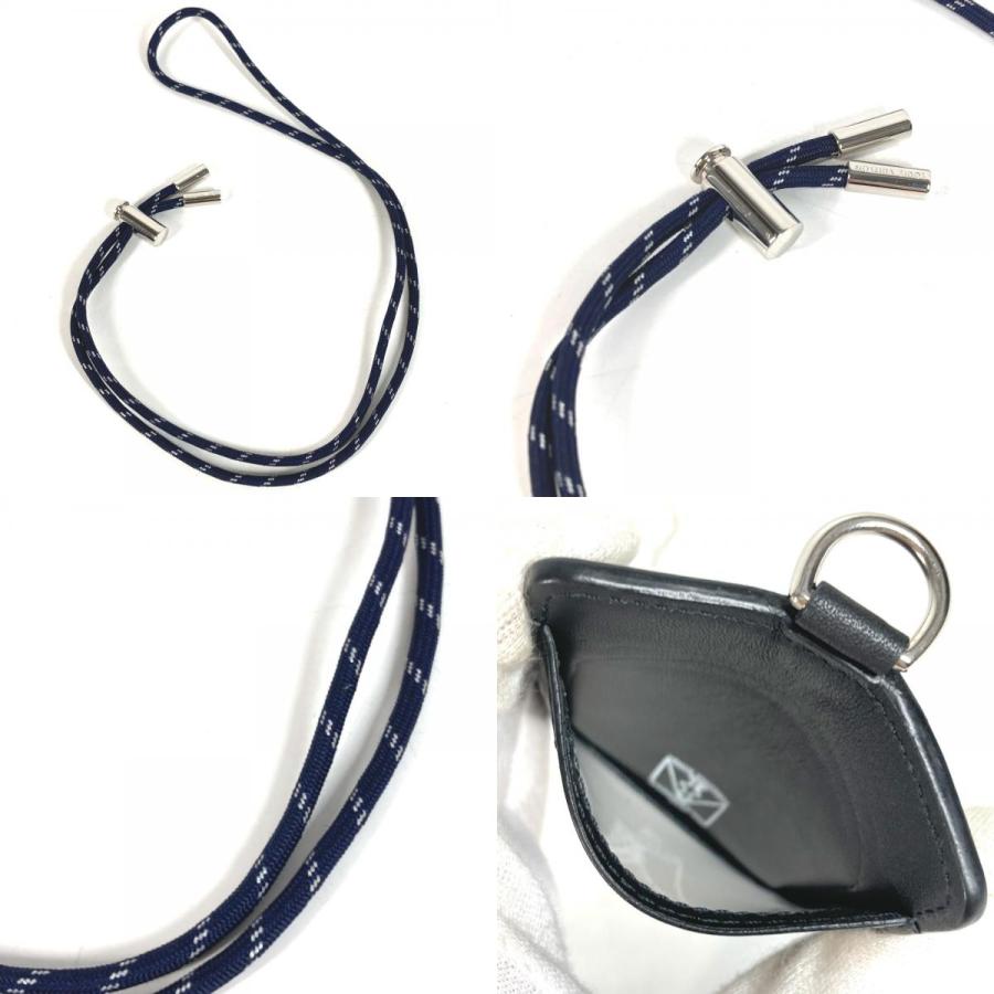 LOUIS VUITTON ルイヴィトン  N64400  ポルトカルト ID ストラップ付き  パスケース ダミエコバルト  カードケース ネイビー【中古】 | LOUIS VUITTON | 08