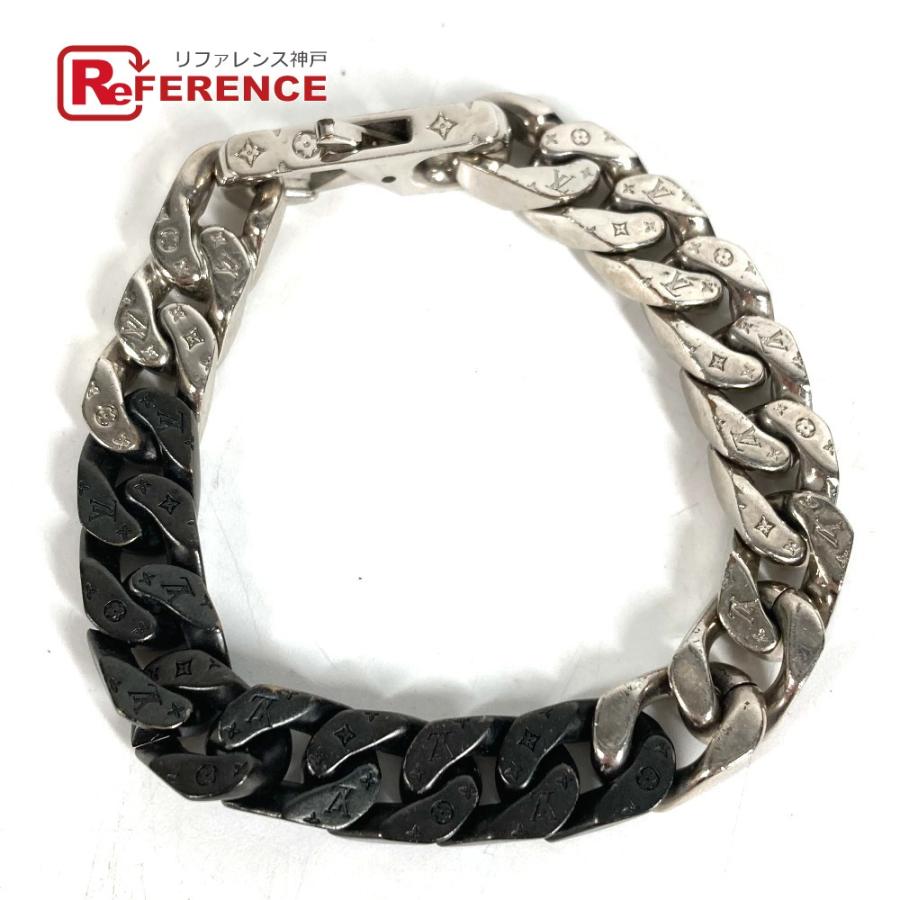 LOUIS VUITTON ルイヴィトン M00535  ブラスレ LVチェーンリンクス M アクセサリー ジュエリー モノグラム ブレスレット シルバー【中古】 | LOUIS VUITTON
