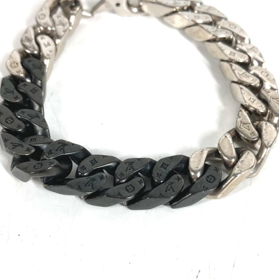 LOUIS VUITTON ルイヴィトン M00535  ブラスレ LVチェーンリンクス M アクセサリー ジュエリー モノグラム ブレスレット シルバー【中古】 | LOUIS VUITTON | 01