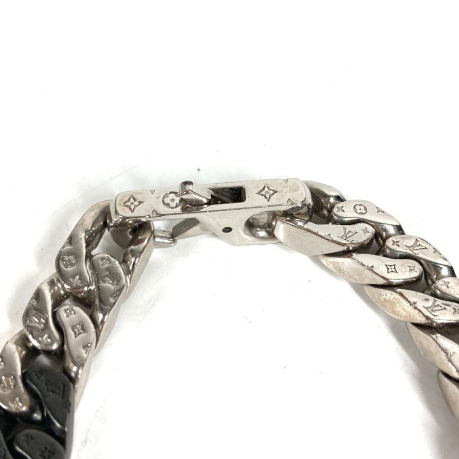 LOUIS VUITTON ルイヴィトン M00535  ブラスレ LVチェーンリンクス M アクセサリー ジュエリー モノグラム ブレスレット シルバー【中古】 | LOUIS VUITTON | 02