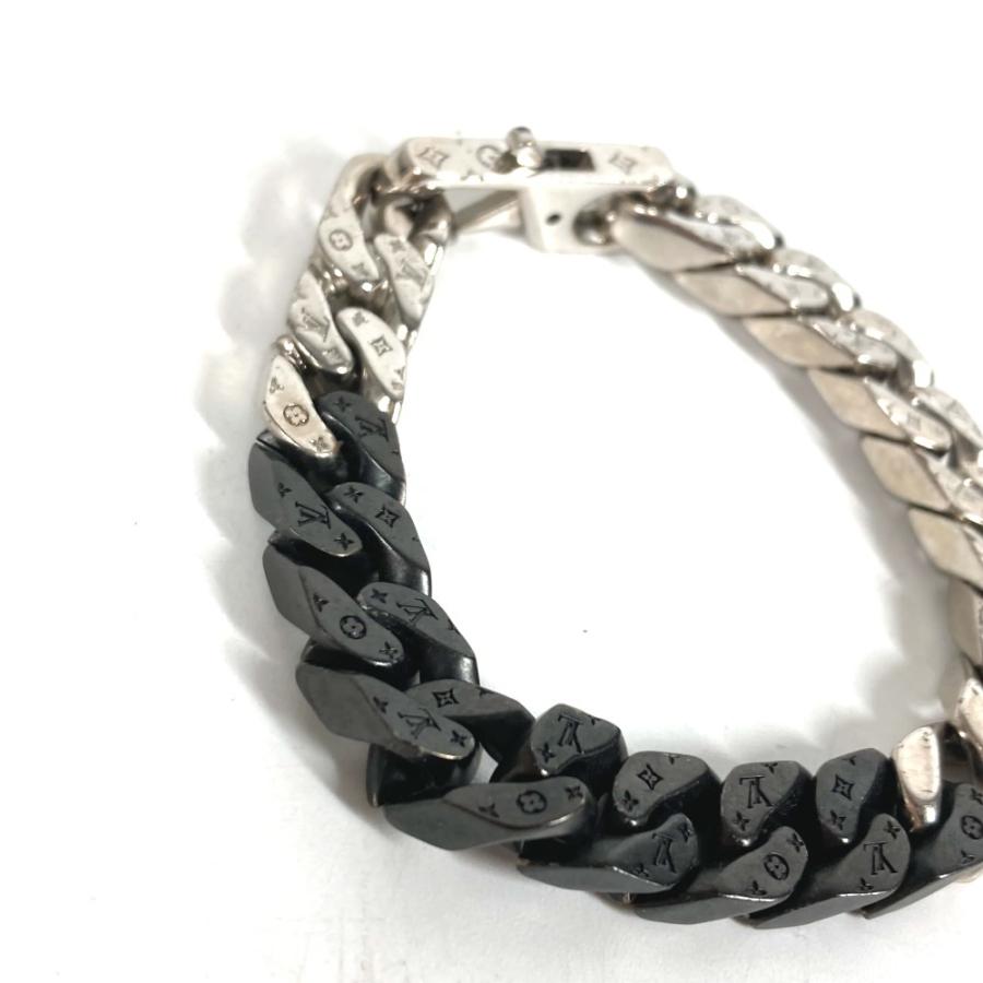 LOUIS VUITTON ルイヴィトン M00535  ブラスレ LVチェーンリンクス M アクセサリー ジュエリー モノグラム ブレスレット シルバー【中古】 | LOUIS VUITTON | 03