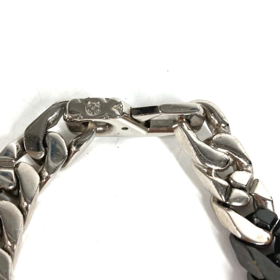 LOUIS VUITTON ルイヴィトン M00535  ブラスレ LVチェーンリンクス M アクセサリー ジュエリー モノグラム ブレスレット シルバー【中古】 | LOUIS VUITTON | 05
