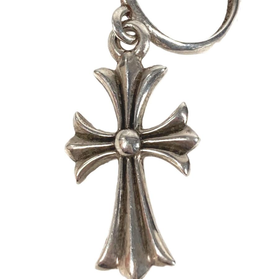 CHROME HEARTS クロムハーツ タイニーCHクロスフープピアス アクセサリー ジュエリー 片耳 ピアス シルバー ユニセックス【中古】 |  | 02