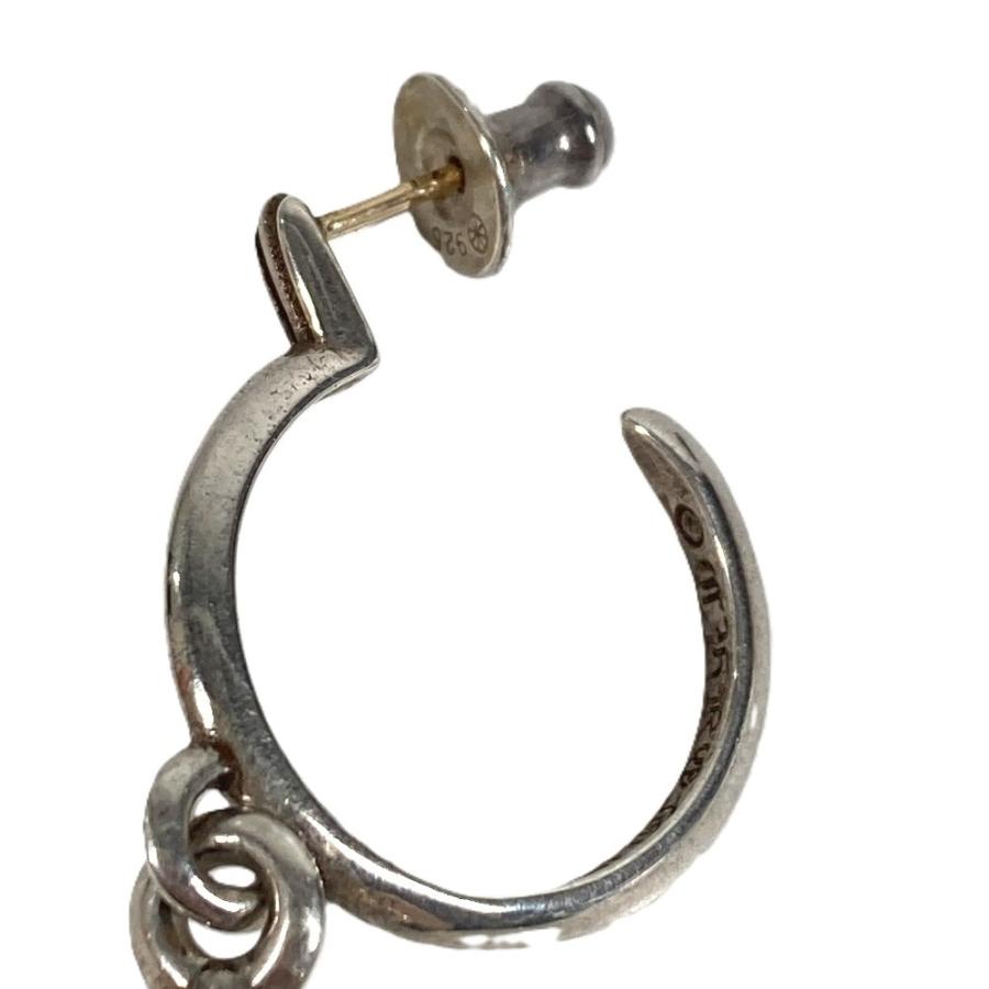 CHROME HEARTS クロムハーツ タイニーCHクロスフープピアス アクセサリー ジュエリー 片耳 ピアス シルバー ユニセックス【中古】 |  | 03