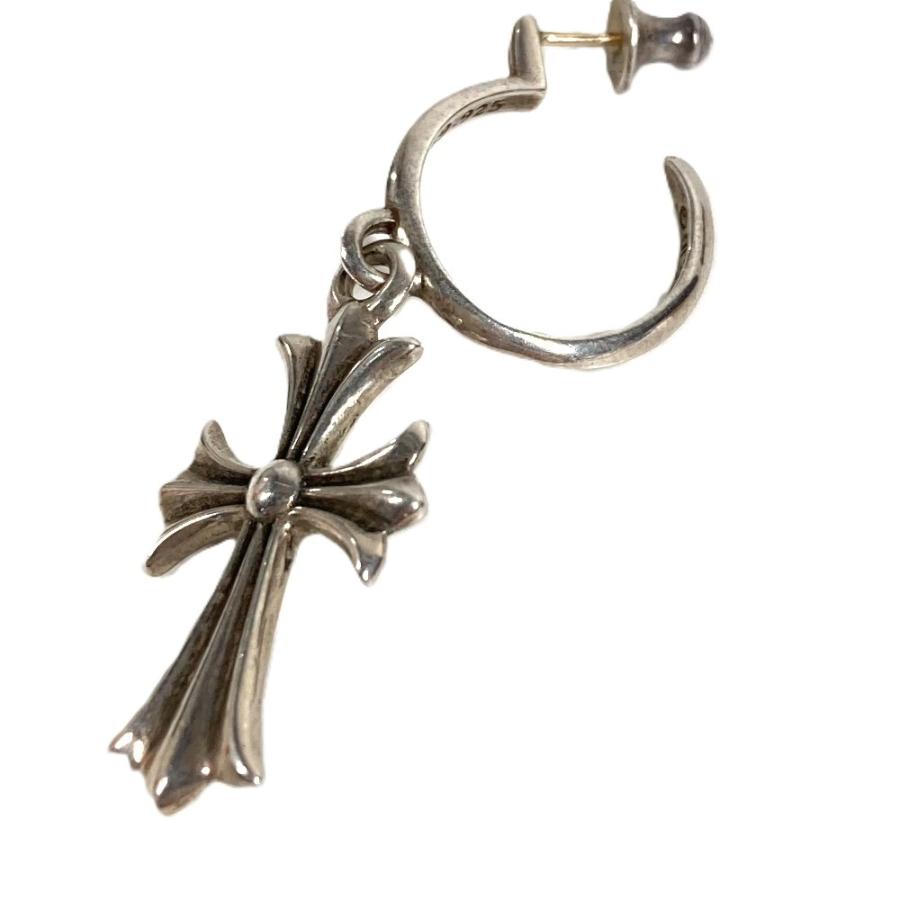 CHROME HEARTS クロムハーツ タイニーCHクロスフープピアス アクセサリー ジュエリー 片耳 ピアス シルバー ユニセックス【中古】 |  | 04