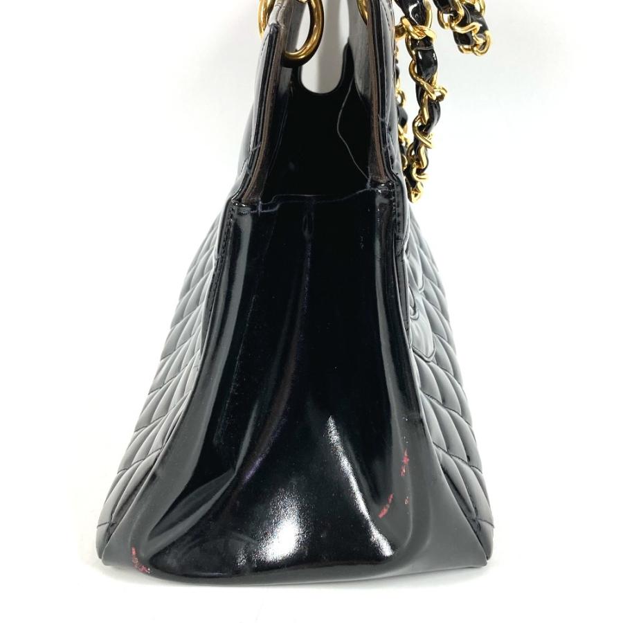 CHANEL シャネル  トートバッグ カバン Wチェーン ヴィンテージシャネル Vintage Chanel マトラッセ デカココマーク チェーン【中古】 | CHANEL | 02