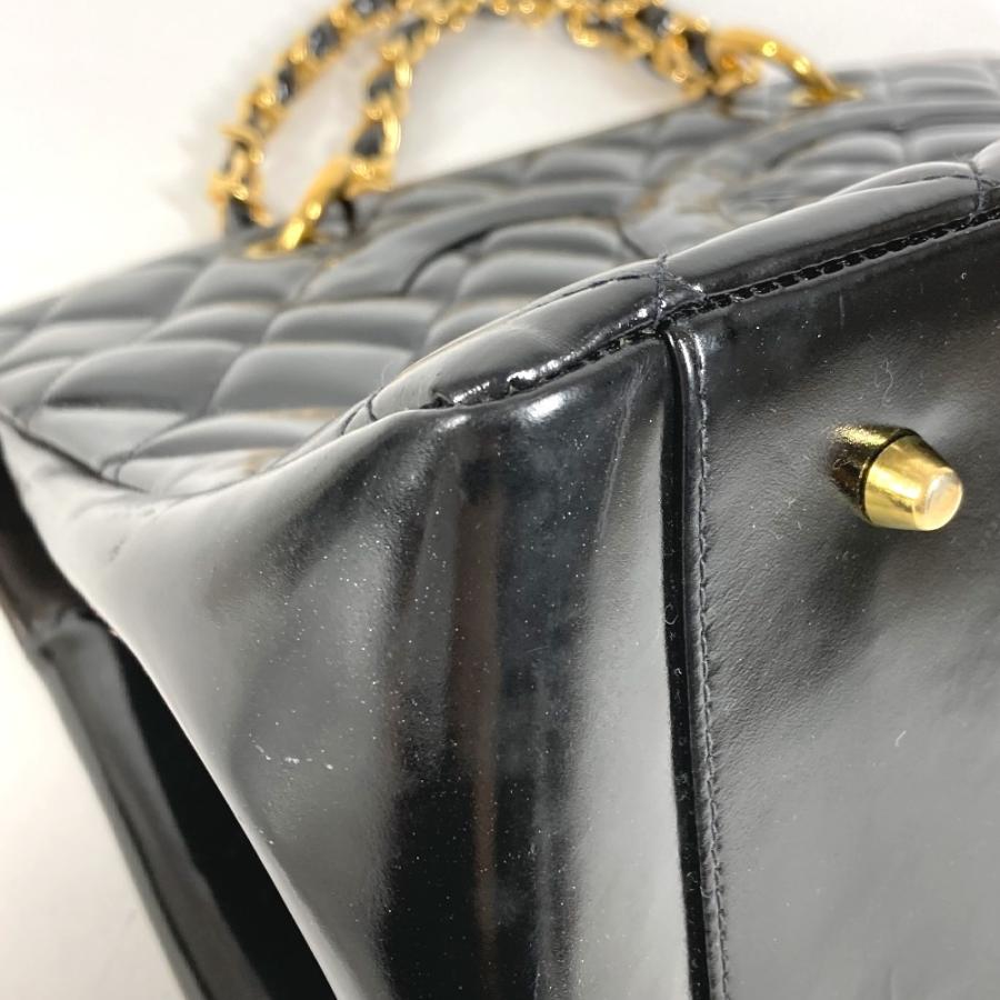 CHANEL シャネル  トートバッグ カバン Wチェーン ヴィンテージシャネル Vintage Chanel マトラッセ デカココマーク チェーン【中古】 | CHANEL | 07