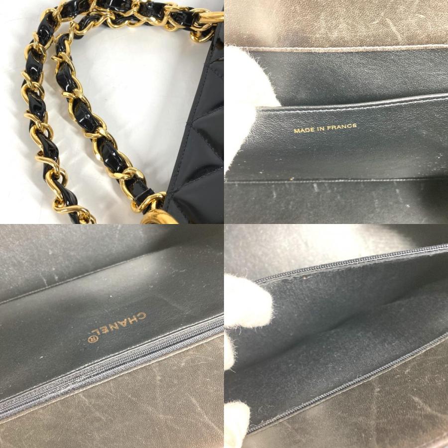 CHANEL シャネル  トートバッグ カバン Wチェーン ヴィンテージシャネル Vintage Chanel マトラッセ デカココマーク チェーン【中古】 | CHANEL | 08