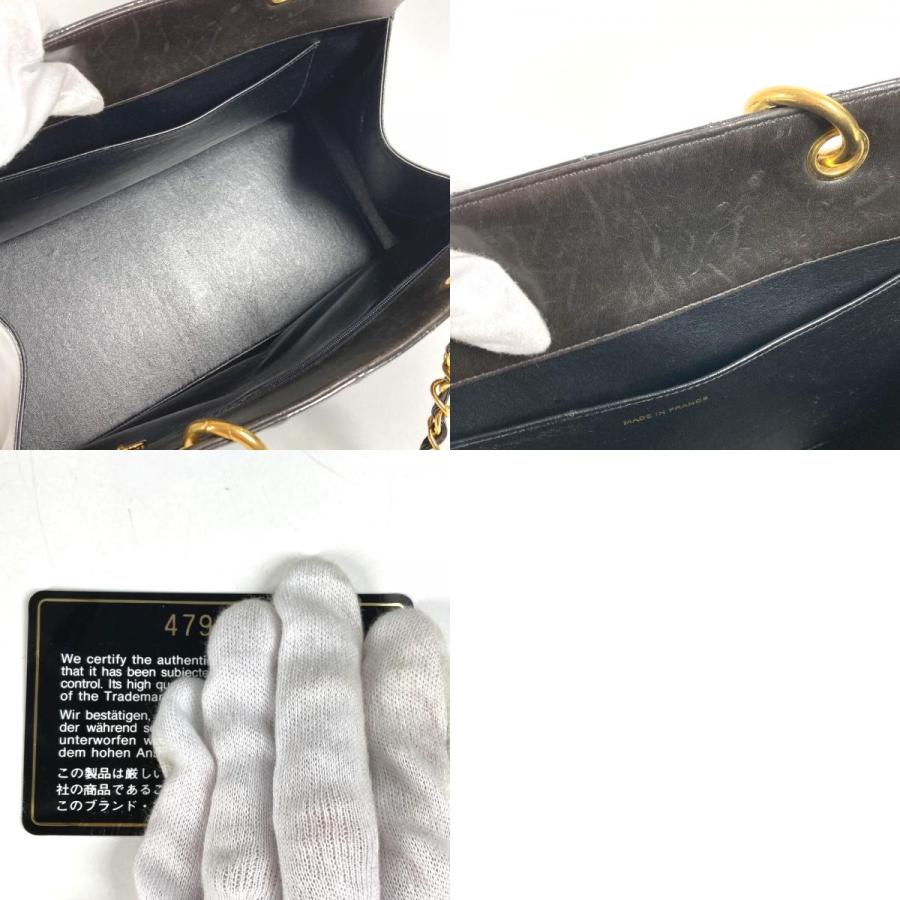 CHANEL シャネル  トートバッグ カバン Wチェーン ヴィンテージシャネル Vintage Chanel マトラッセ デカココマーク チェーン【中古】 | CHANEL | 09