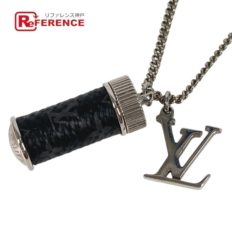 LOUIS VUITTON ルイヴィトン M63641 ネックレスチャームズ チェーンネックレス アクセサリー モノグラムエクリプス ネックレス【中古】 | LOUIS VUITTON