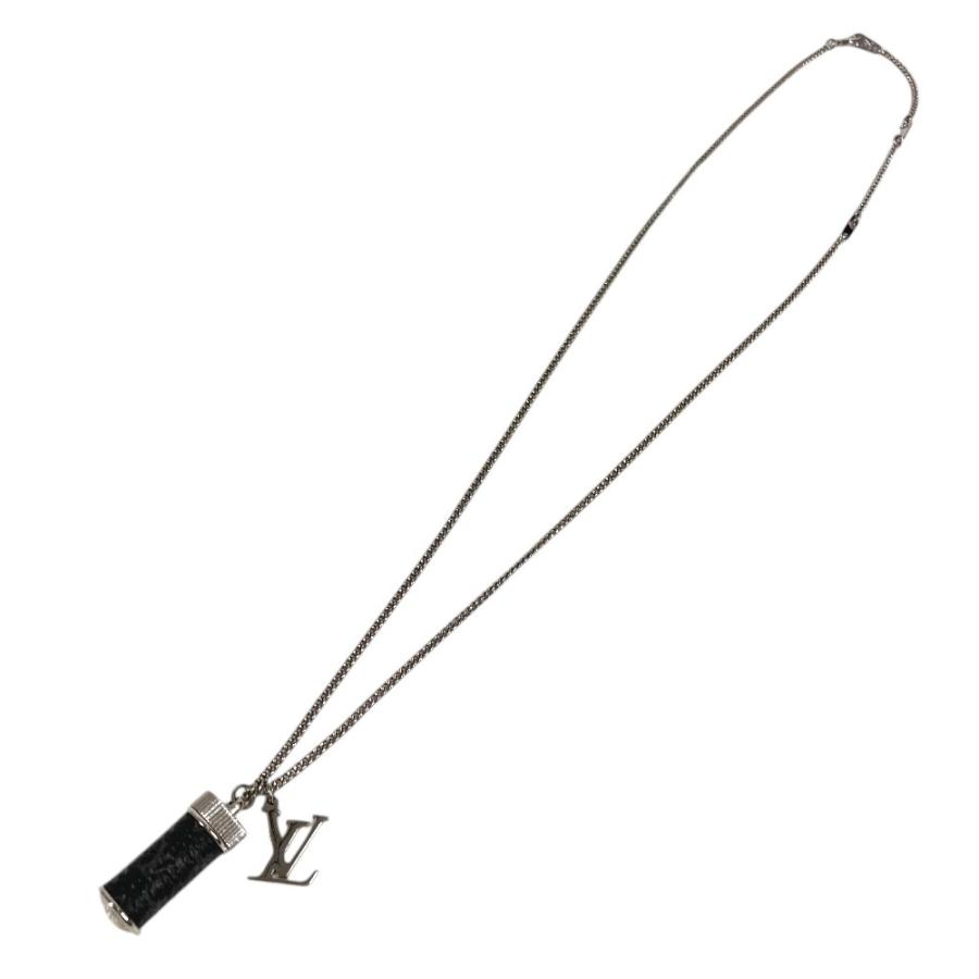 LOUIS VUITTON ルイヴィトン M63641 ネックレスチャームズ チェーンネックレス アクセサリー モノグラムエクリプス ネックレス【中古】 | LOUIS VUITTON | 01