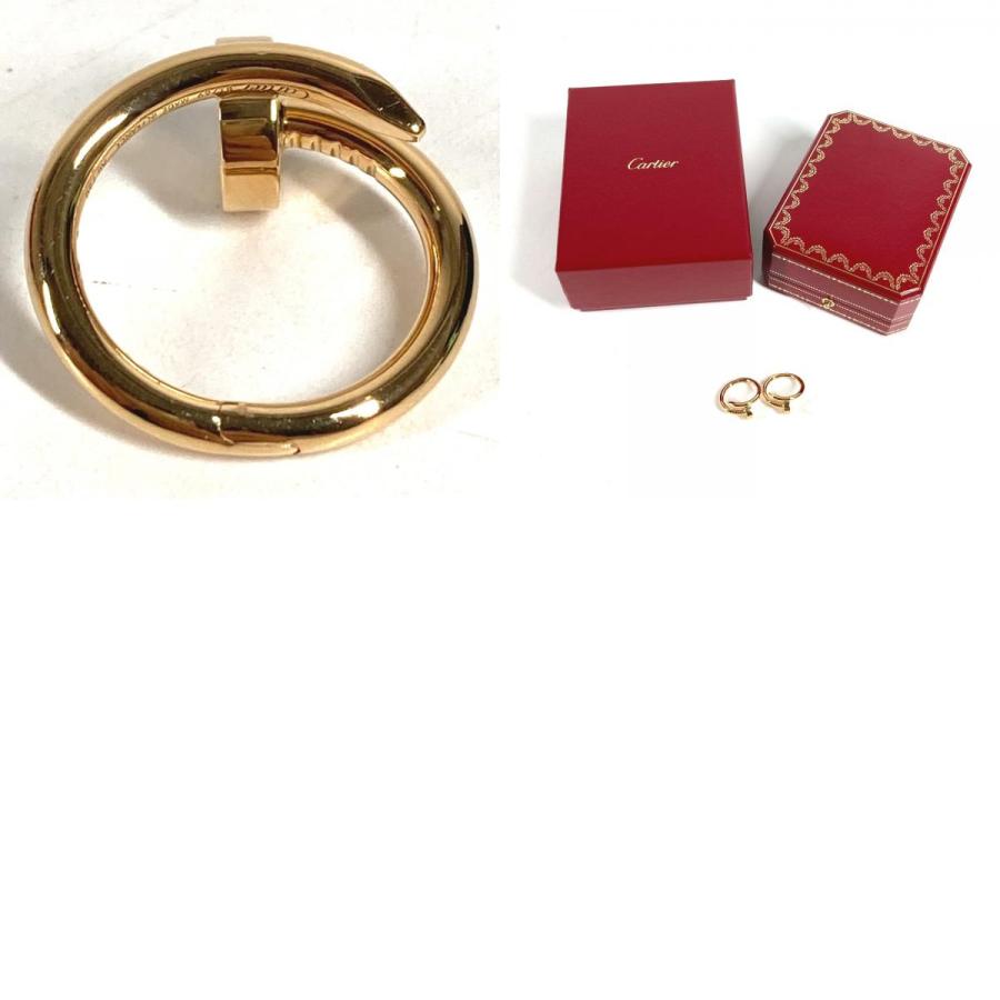 美品 HERMES エルメス ジュスト アン クル カフリンクス カフス アクセサリー ジュエリー K18 金 18K カフス メンズ ゴールド【中古】 | Cartier | 09