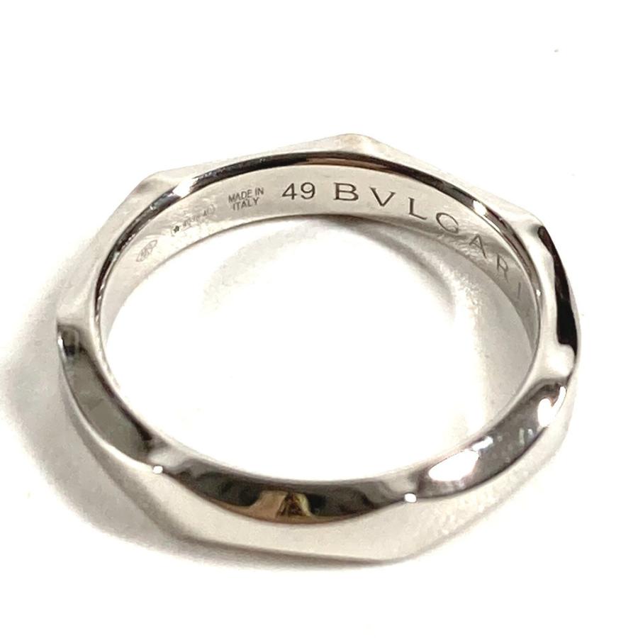 美品 BVLGARI ブルガリ インフィニート ウェディング バンド リング  プラチナ 1PD ダイヤ ダイヤモンド リング・指輪 シルバー【中古】 | BVLGARI | 04