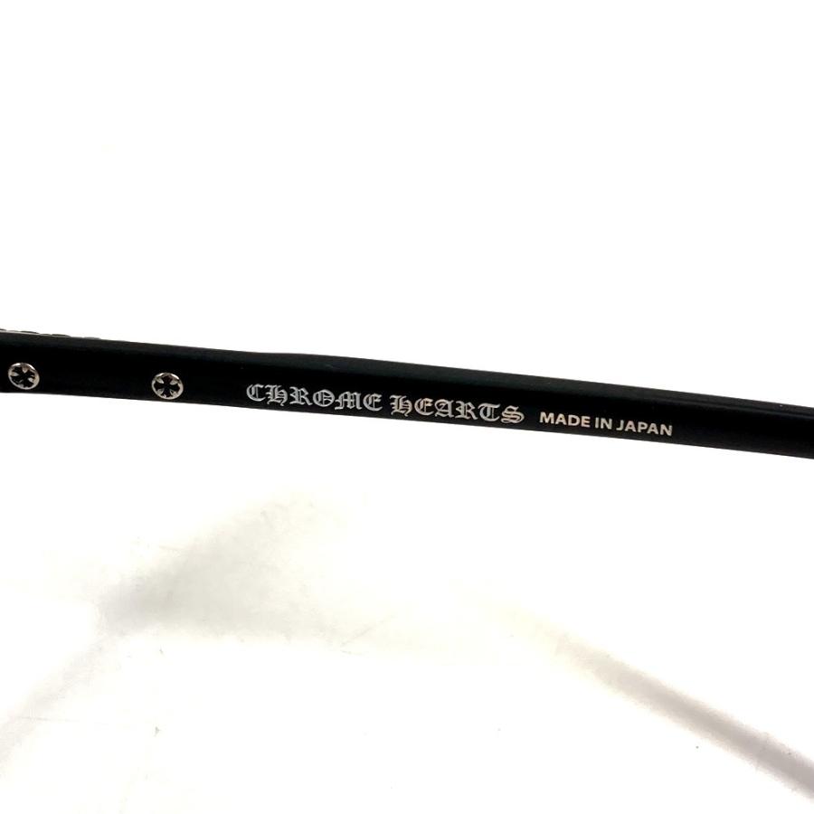 CHROME HEARTS クロムハーツ JUST IN ジャストイン めがね メガネ アイウェア 眼鏡 眼鏡 ブラック ユニセックス【中古】 |  | 08