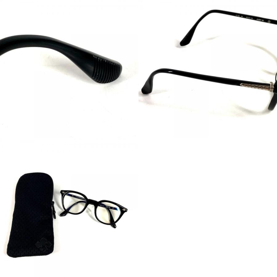 CHROME HEARTS クロムハーツ JUST IN ジャストイン めがね メガネ アイウェア 眼鏡 眼鏡 ブラック ユニセックス【中古】 |  | 09