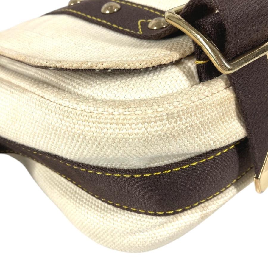 LOUIS VUITTON ルイヴィトン M40042 ブザスPM ショルダーバッグ アンティグア  ショルダーバッグ エクリュ ホワイト ユニセックス【中古】 | LOUIS VUITTON | 06