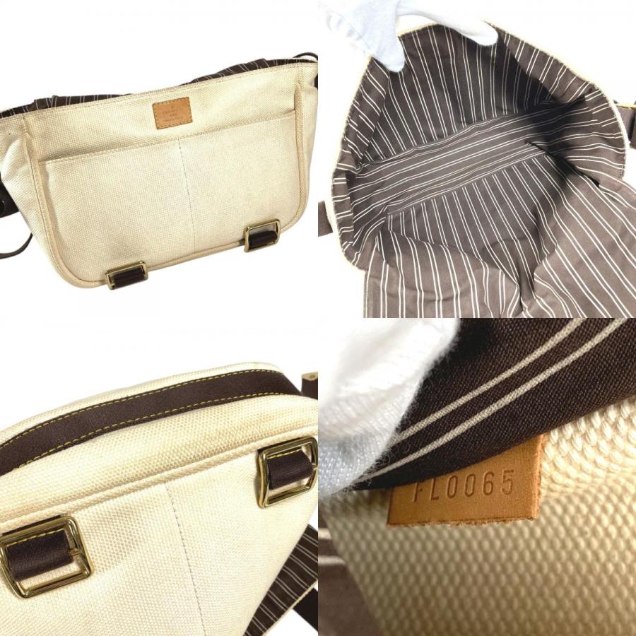 LOUIS VUITTON ルイヴィトン M40042 ブザスPM ショルダーバッグ アンティグア  ショルダーバッグ エクリュ ホワイト ユニセックス【中古】 | LOUIS VUITTON | 09